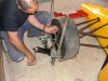 Il fabbro inventare sistema la sua invenzione