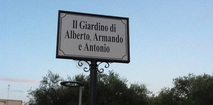 Ad Uggiano nasce “Il giardino di Alberto, Armando e Antonio“ Immagine Ad Uggiano nasce “Il giardino di Alberto, Armando e Antonio“