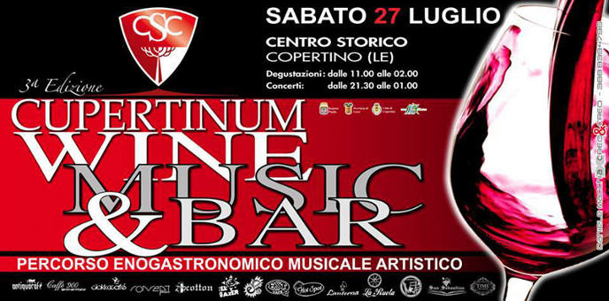 “Cupertinum Wine Music & Bar”, arte ed enogastronomia Immagine “Cupertinum Wine Music & Bar”, arte ed enogastronomia