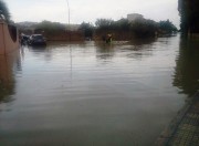Immagine Maltempo e pioggia, la strada diventa un fiume