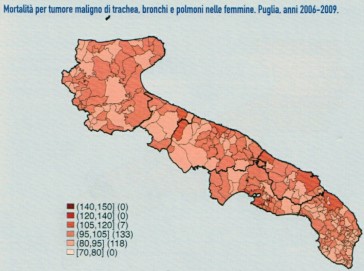 tumori 2006-09 femmine lecce