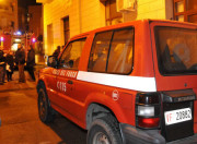 Palazzina incendio Lecce
