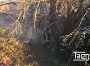 incendio pinete santa cesarea terme
