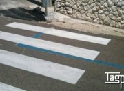strisce blu parcheggio  castro