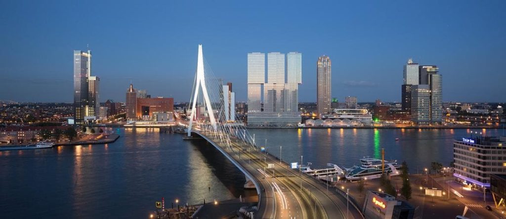 Il Ponte Erasmus a Rotterdam